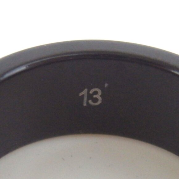 Authentic GUCCI GG pattern icon ring ceramic [Used] - Picture 6 of 9